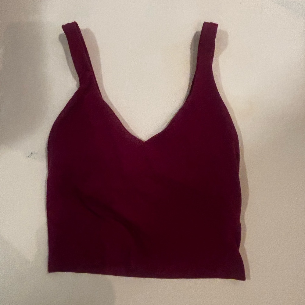 Lululemon Athletica Deep Red Tank Top S